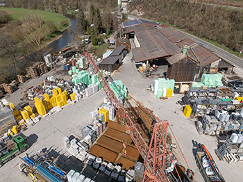 Lagerplatz Baustoffe und Holzhandel