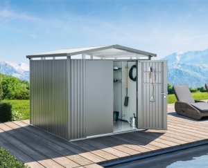 Gerätehaus Panorama - mit Doppeltüre