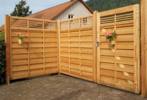 DICHTZAUN AostaNova® - Kanadische Gebirgsdouglasie - Leistenaufsatz