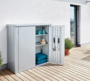Terrassenschrank Romeo - Höhe 140 cm - verschiedene Ausführungen