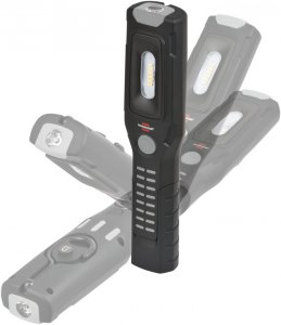 LED Arbeitsleuchte mit Akku HL 500 A / LED Handlampe mit 6 superhellen SMD-LED´s