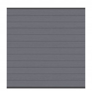 WPC CLASSIC - Anthrazit - Zaunfeld-Set 178x184 cm - verschiedene Ausführungen