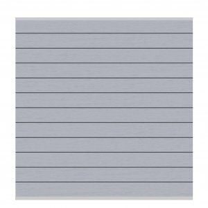 WPC CLASSIC - Grau - Zaunfeld-Set 178x184 cm - verschiedene Ausführungen