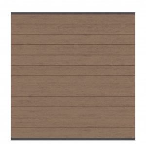 WPC CLASSIC - Mandel - Zaunfeld-Set 178x184 cm - verschiedene Ausführungen