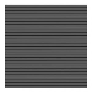 SYSTEM RHOMBUS - Anthrazit - Zaunfeld-Set 180x180 cm