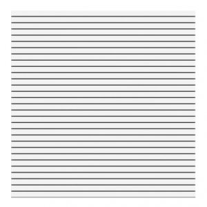 SYSTEM RHOMBUS - Weiß - Zaunfeld-Set 180x180 cm