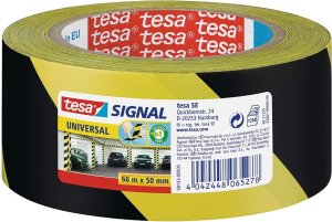 tesa® Signal UNIVERSAL Markierungsklebeband - gelb/schwarz
