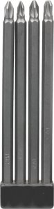 kwb Bit-Set, 4-teilig - 150 mm extra lang - High Quality