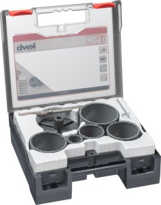 kwb Lochsägen-Set - HM bestreut - Fliesenleger-Set 8-teilig - professional