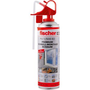 fischer Premium 1K - PU 500 B2 Premium Schnellmontage & Brunnenschaum
