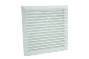 Lüftungsgitter für Kanäle - Kunststoff - weiß