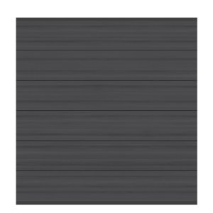 WPC PLATINUM XL - Anthrazit - Zaunfeld-Set 178x184 cm