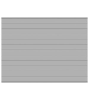 SYSTEM ALU PLUS - Silber - Zaunfeld-Set 238x184 cm