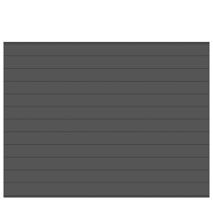 SYSTEM ALU PLUS - Anthrazit - Zaunfeld-Set 238x184 cm