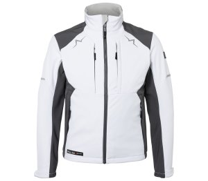 SONDERPREIS! KÜBLER PULSE Softshell Jacke Herren - weiss - verschiedene Größen