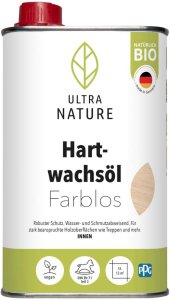ULTRA NATURE Hartwachsöl - farblos - verschiedene Größen