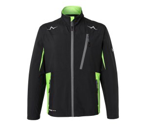 SONDERPREIS! KÜBLER PULSE Eco Ultrashell Jacke - schwarz/neongrün - verschiedene Größen