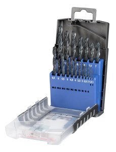 kwb HSS Spiralbohrer-Set - 19-teilig - 1 bis 10 mm