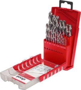 kwb HSS G-Metallbohrer-Set - 19-teilig - 1 bis 10 mm
