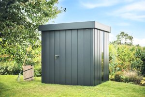 Aktionsangebot! Hörmann Juno Gerätehaus Modern - mit Flachdach - verschiedene Größen