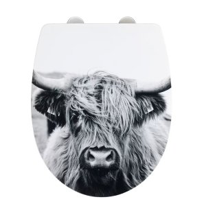 WC-Sitz YAK mit Hochglanz-Oberfläche - Thermoplast, mit Absenkautomatik