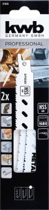 kwb HSS-BIM-Säbelsägeblätter - für Metall, fein - 150 mm - 2 Stück