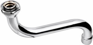 Auslauf S-Form 150 mm - chrom - TEC351001