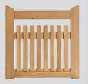 Vorgartenzaun Kanadische Gebirgsdouglasie - Zauntore