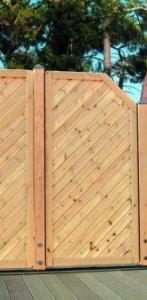 PROFILHOLZWAND AostaNova® - Kanadische Gebirgsdouglasie - Abschlussstück